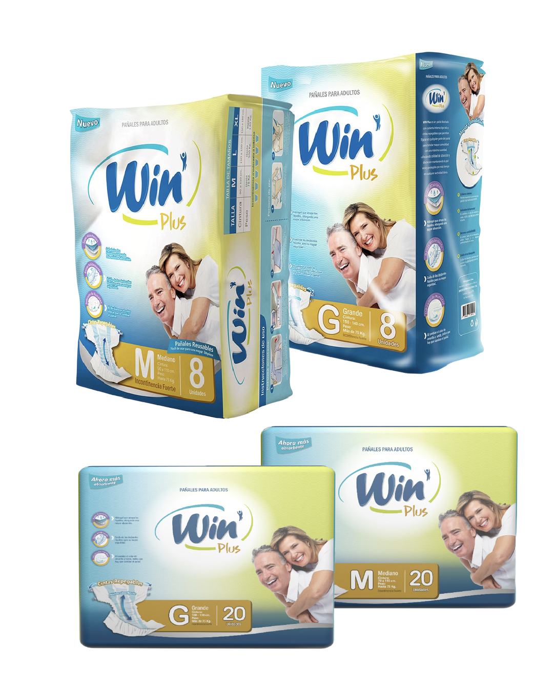Pañales WIN PLUS